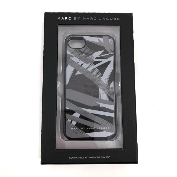 Marc by Marc Jacobs Black Gray iPhone 5 5+ Case - Picture 1 of 4